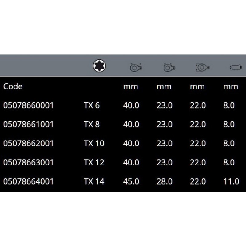 Wera 7776 Geçmeli Torx Tork Ucu 9x12mm TX6 05078660001