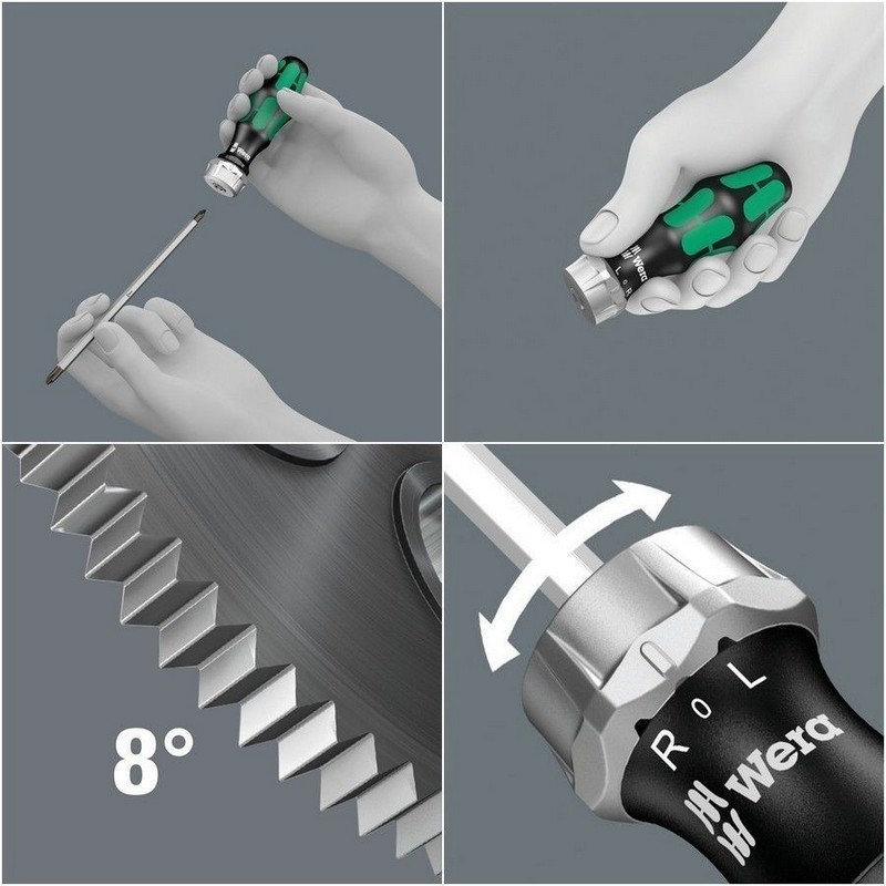 Wera 80 RA SB Vario Cırcırlı Tornavida Bits Seti 05073665001