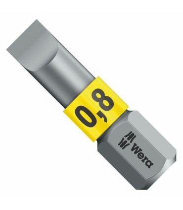 Wera 800/1 BTZ Düz Bits Uç 25x0,8x5,5mm 05056064001