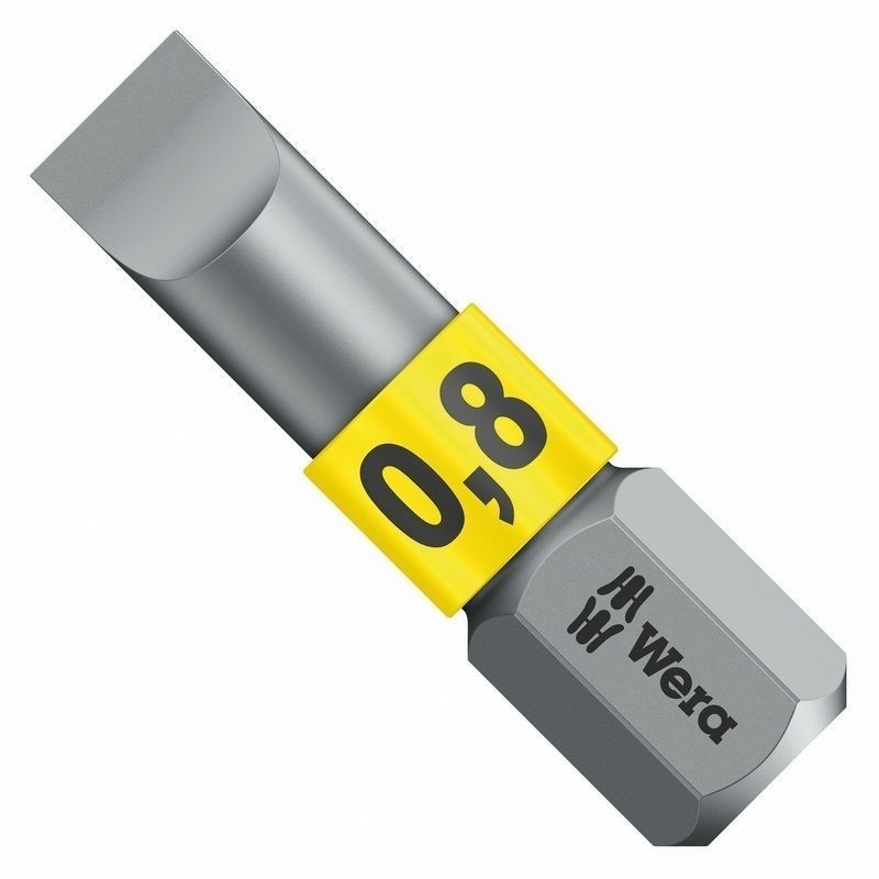 Wera 800/1 BTZ Düz Bits Uç 25x0,8x5,5mm 05056064001