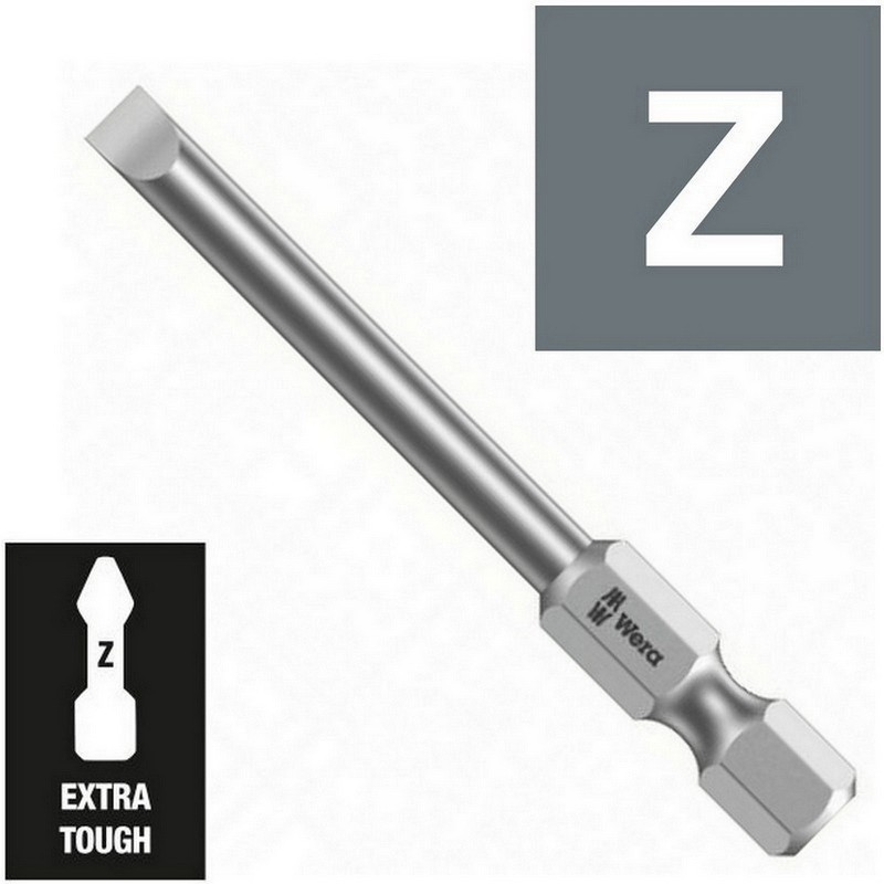 Wera 800/4 Z Düz Bits Uç 50x0,6x4,5mm 05059315001