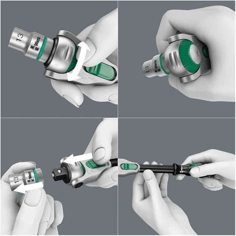 Wera 8000 A Zyklop Cırcır 1/4" Sürücü 05003500001