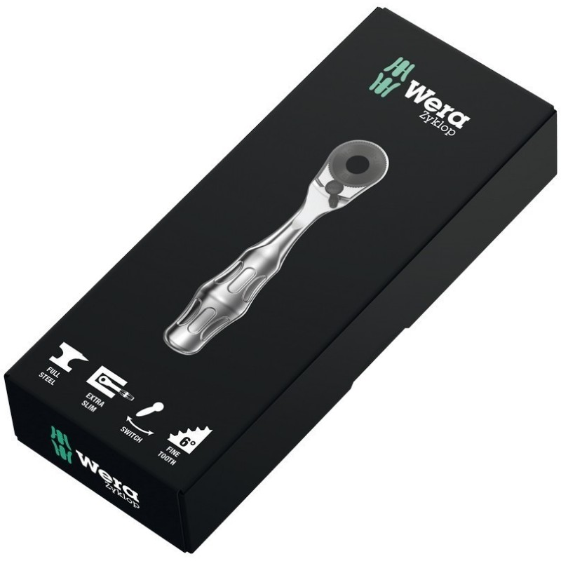 Wera 8001 A Zyklop Mini 1 Cırcır 1/4" Sürücü 05073230001