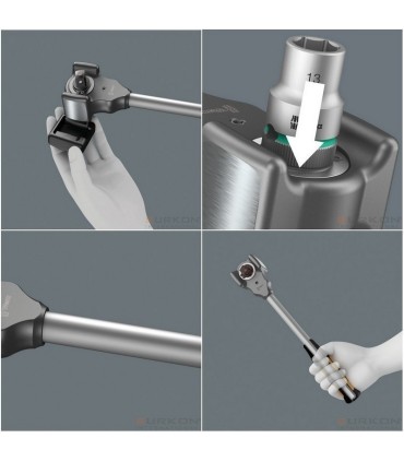 Wera 8002 C Koloss Çekiç İşlevli Cırcır Kol Seti 05133862001