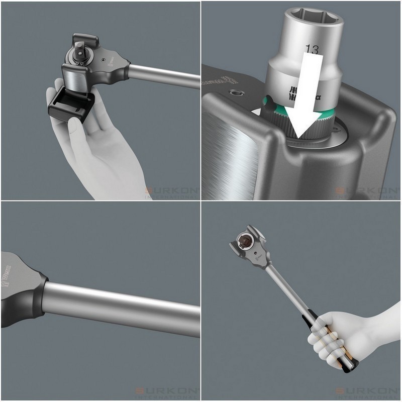 Wera 8002 C Koloss Çekiç İşlevli Cırcır Kol Seti 05133862001