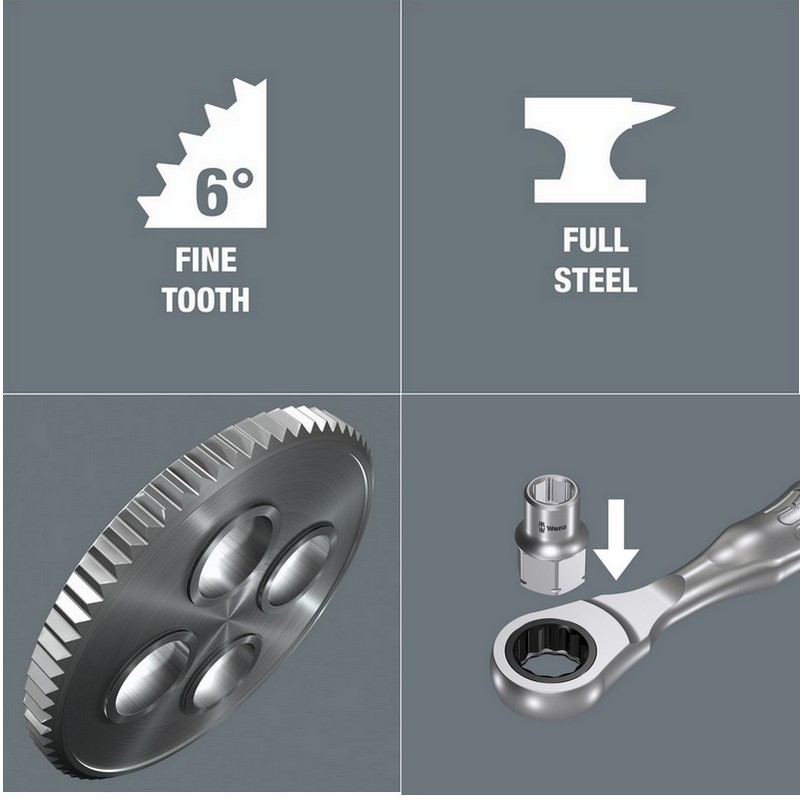 Wera 8005 Zyklop Mini 2 Cırcır 05003660001