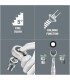 Wera 8006 SC1 Zyklop Hybrid Cırcır 1/2" Lokma Seti 05004090001