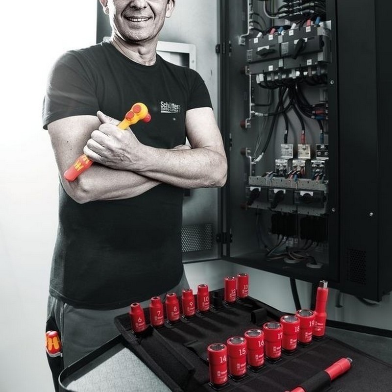 Wera 8007 B VDE İzole Zyklop Cırcır 3/8" Sürücü 05004966001