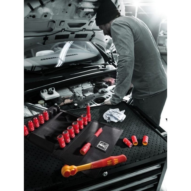 Wera 8007 B VDE İzole Zyklop Cırcır 3/8" Sürücü 05004966001