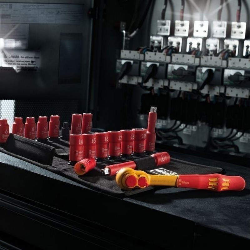 Wera 8007 B VDE İzole Zyklop Cırcır 3/8" Sürücü 05004966001