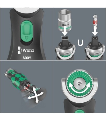 Wera 8009 Zyklop 3/8" Cırcır Bits Seti 05004280001