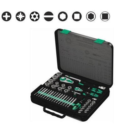 Wera 8100 SA SC2 Zyklop Cırcır Lokma Bits Seti 05160785001