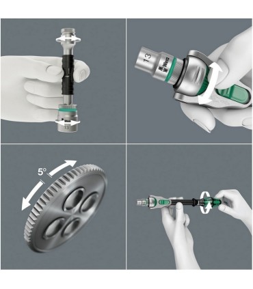 Wera 8100 SA SC2 Zyklop Cırcır Lokma Bits Seti 05160785001