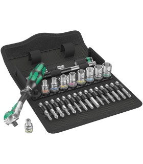 Wera 8100 SA6 Zyklop Cırcır 1/4" Lokma Bits Seti 05004016001