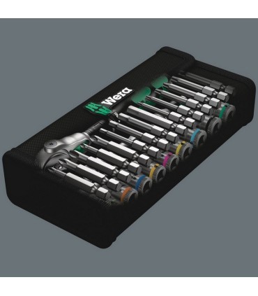 Wera 8100 SA6 Zyklop Cırcır 1/4" Lokma Bits Seti 05004016001