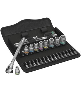 Wera 8100 SA7 Zyklop Cırcır 1/4" Lokma Bits Seti 05004017001