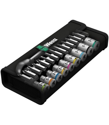 Wera 8100 SA7 Zyklop Cırcır 1/4" Lokma Bits Seti 05004017001