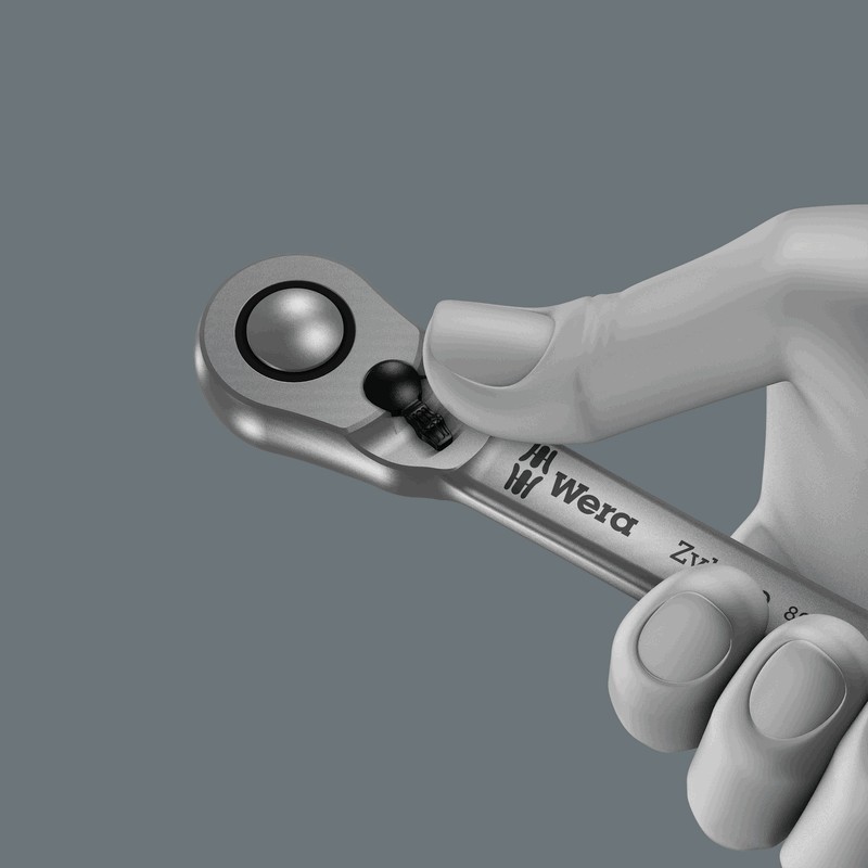 Wera 8100 SA8 Zyklop Metal Cırcır 1/4" Lokma Bits Seti 05004018001