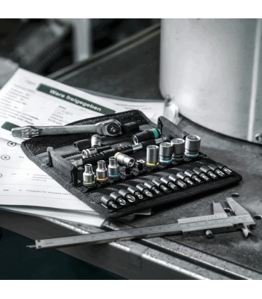 Wera 8100 SA8 Zyklop Metal Cırcır 1/4" Lokma Bits Seti 05004018001