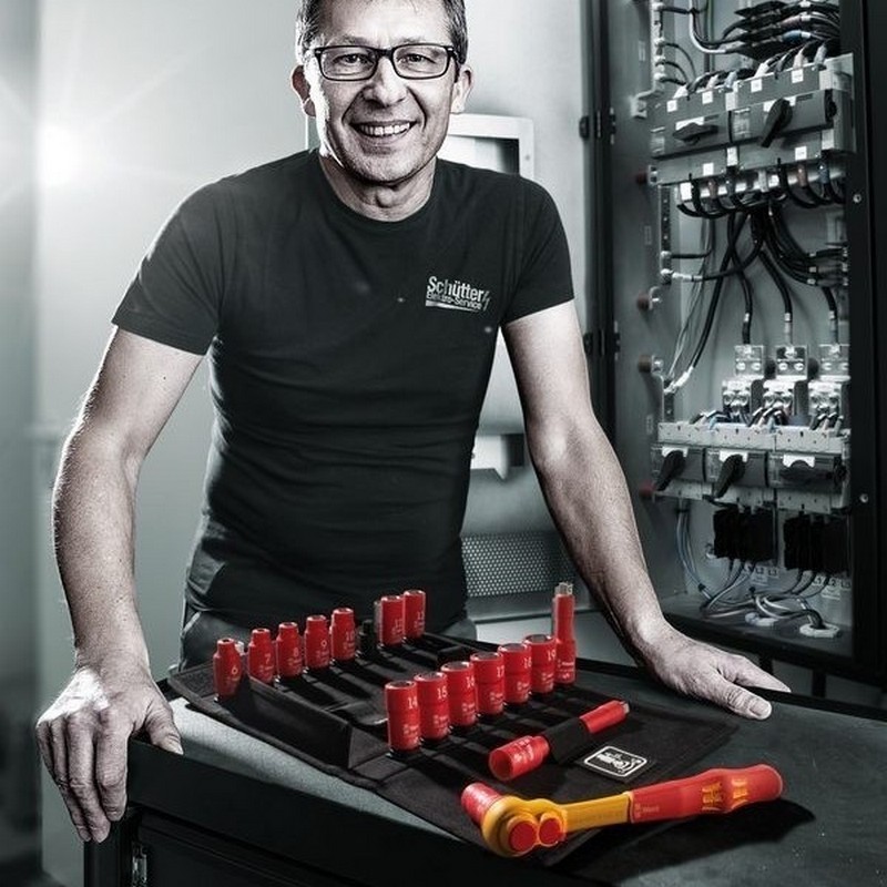 Wera 8100 SB VDE İzole Zyklop Cırcır 3/8" Lokma Seti 05004970001