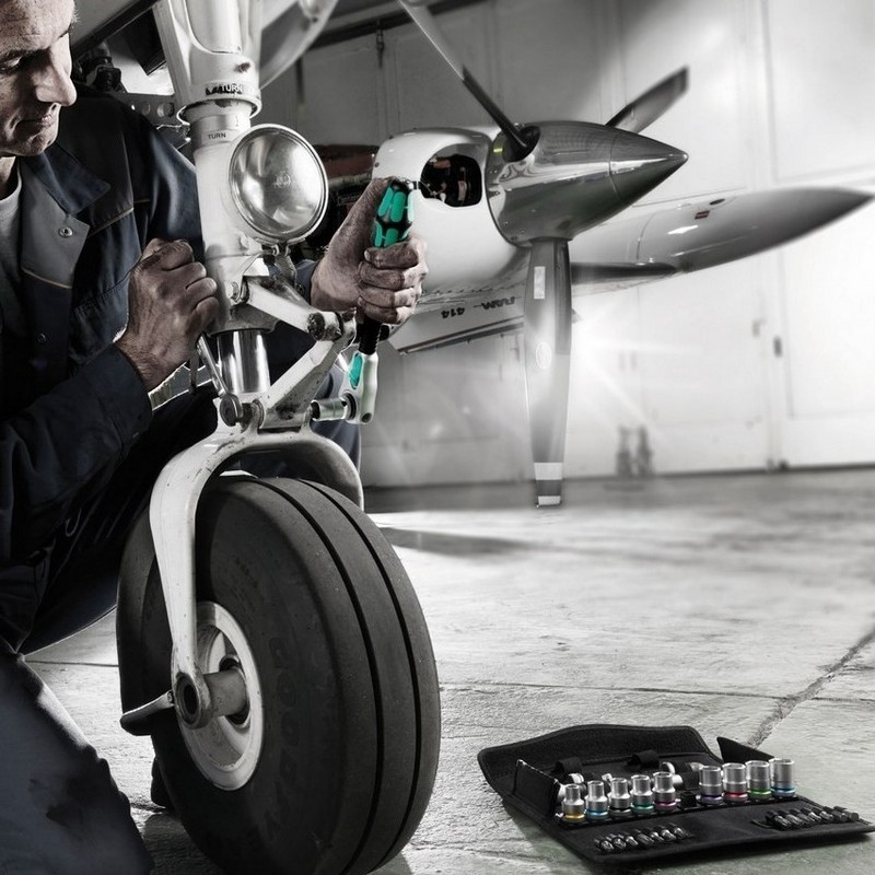 Wera 8100 SC6 Zyklop Speed Cırcır 1/2" Lokma Bits Seti 05004076001