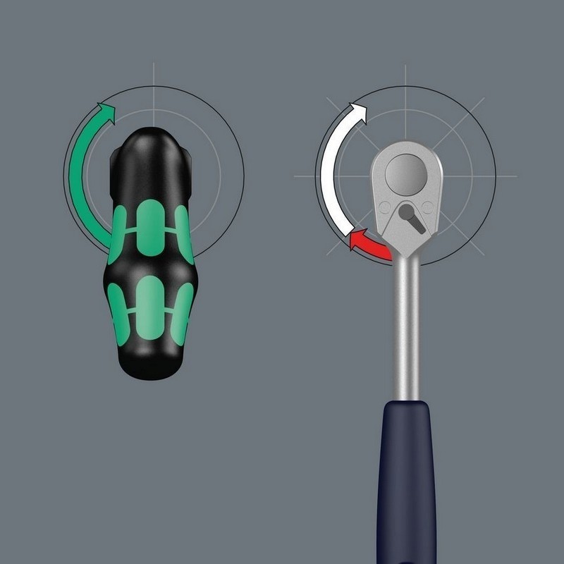 Wera 814 RA Pistol Cırcırlı Tornavida Bits Seti 05051030001