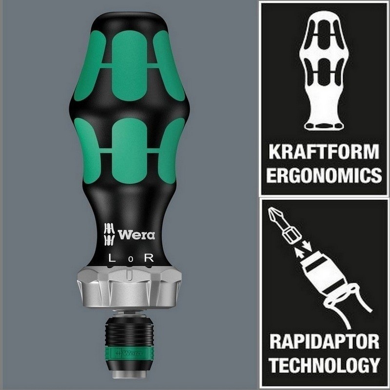 Wera 816 RA Bits Tutuculu Cırcırlı Tornavida 05051461001