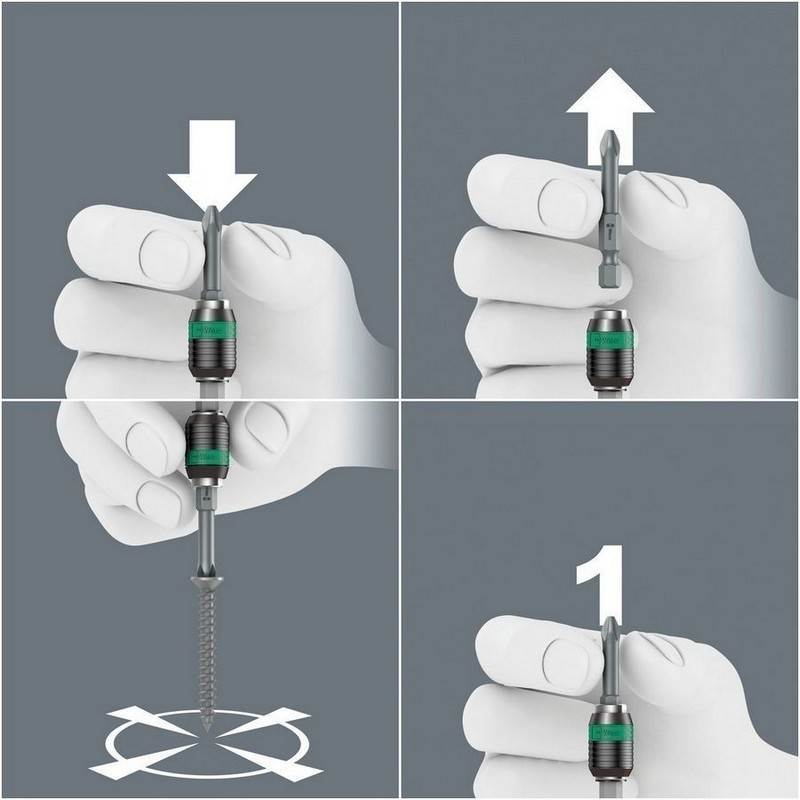 Wera 816 RA Bits Tutuculu Cırcırlı Tornavida 05051461001