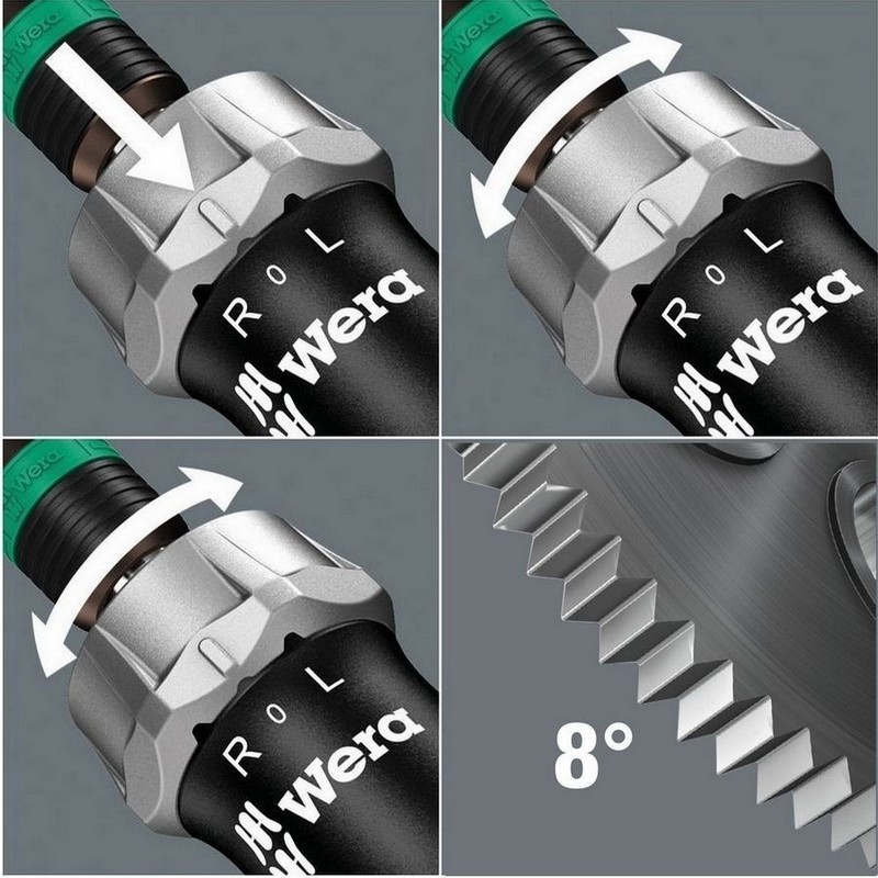 Wera 816 RA Bits Tutuculu Cırcırlı Tornavida 05051461001