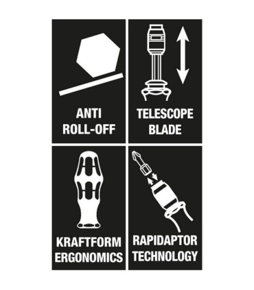 Wera 817 R Rapidaptor Bits Tutuculu Tornavida 05051482001