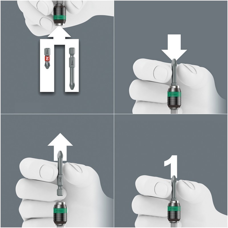 Wera 826 T Kraftform Rapidaptor Turbo Tornavida 05057480001