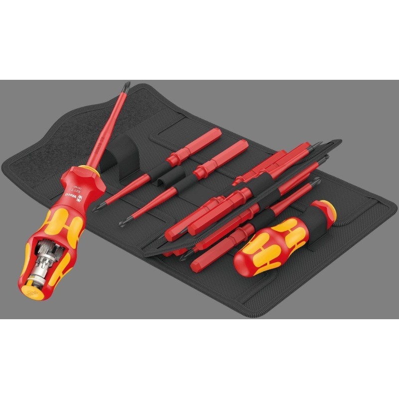 Wera 827 Ti Değişken Uçlu Yalıtımlı Tornavida Seti 05057484001