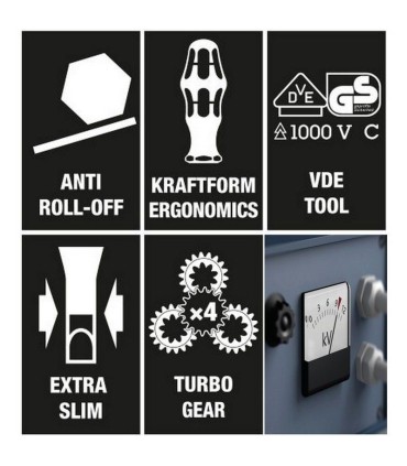 Wera 827 Ti Değişken Uçlu Yalıtımlı Tornavida Seti Emperyal 05057485001