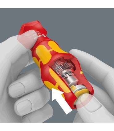 Wera 827 Ti Değişken Uçlu Yalıtımlı Turbo Tornavida Sapı 05057481001