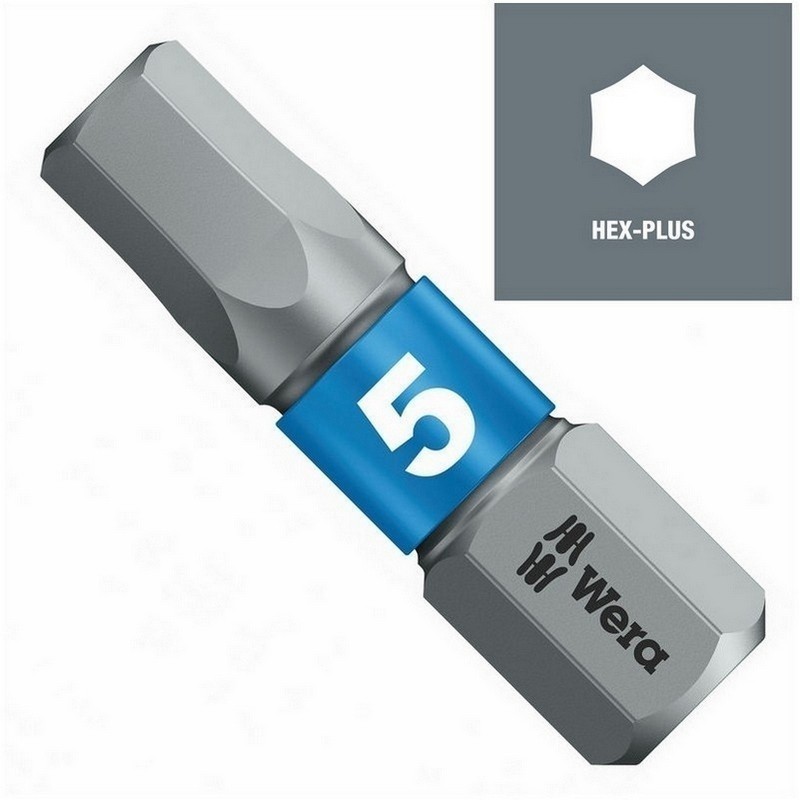 Wera 840/1 BTZ HexPlus Bits Uç 25x3,0mm 05056683001