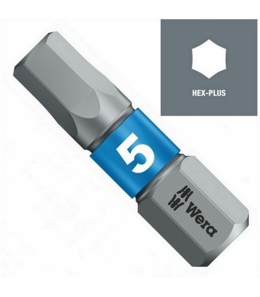 Wera 840/1 BTZ HexPlus Bits Uç 25x4,0mm 05056684001