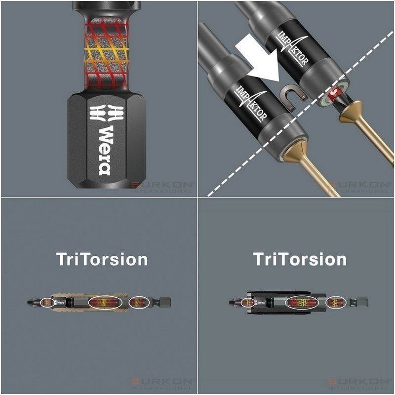 Wera 840/1 IMP DC HexPlus Bits Uç 25x3mm 10 Adet 05057603001