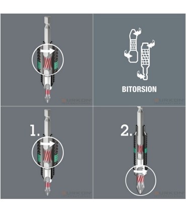 Wera 840/1 IMP DC HexPlus Bits Uç 25x3mm 10 Adet 05057603001