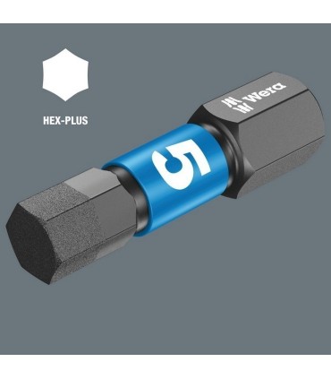Wera 840/1 IMP DC HexPlus Bits Uç 25x5mm 10 Adet 05057605001