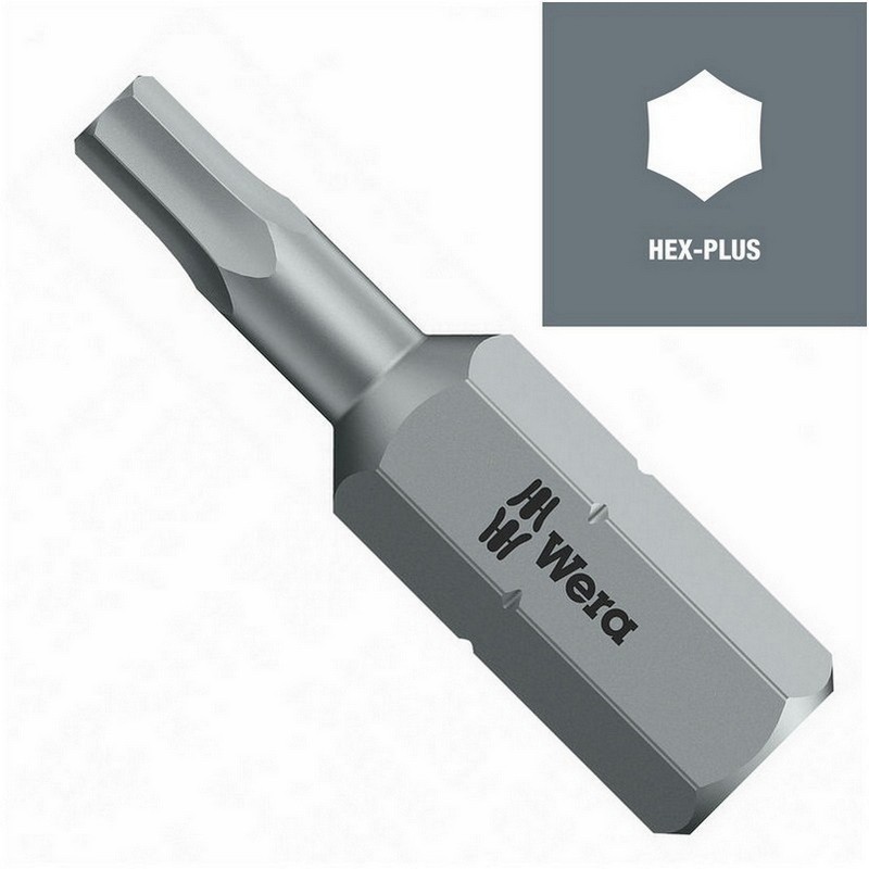 Wera 840/1 Z HexPlus Bits Uç 25mm 9/64" 05135069001