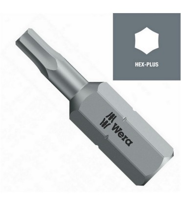 Wera 840/1 Z HexPlus Bits Uç 25x4,0mm 05056320001