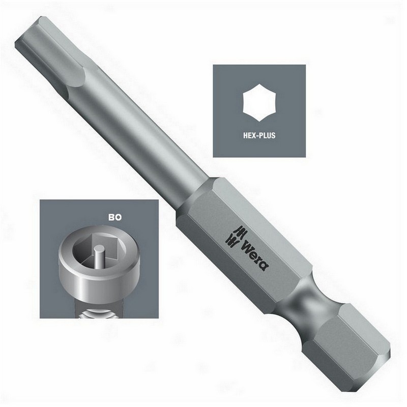 Wera 840/4 Z HexPlus BO Bits Uç 89x2,0mm 05059640001