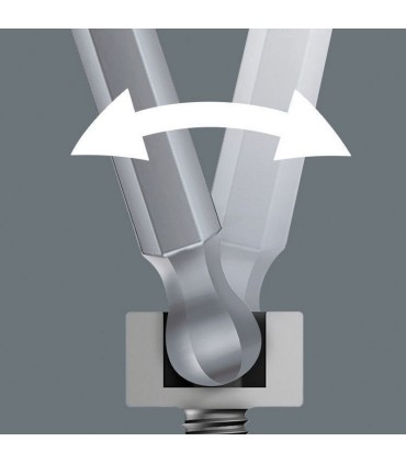 Wera 842/1 Z HexPlus Topbaş Bits Uç 25mm 7/32" 05380109001