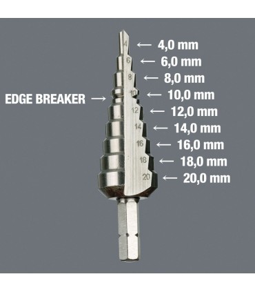 Wera 843 Adımlı Delici Matkap Uç 4-20mm 05104672001