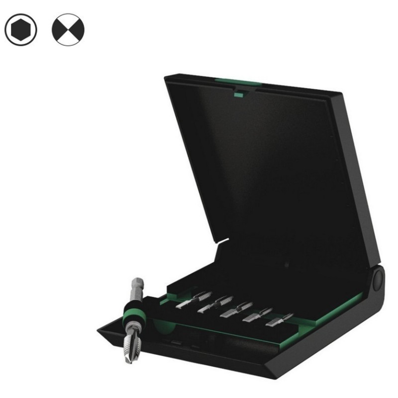 Wera 844/7 Klavuz Açıcı Matkap Uç Seti 05104654001