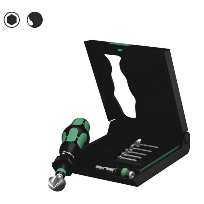 Wera 845/8 Tek Oluklu Havşa Matkap Uç Seti 8li 05104655001