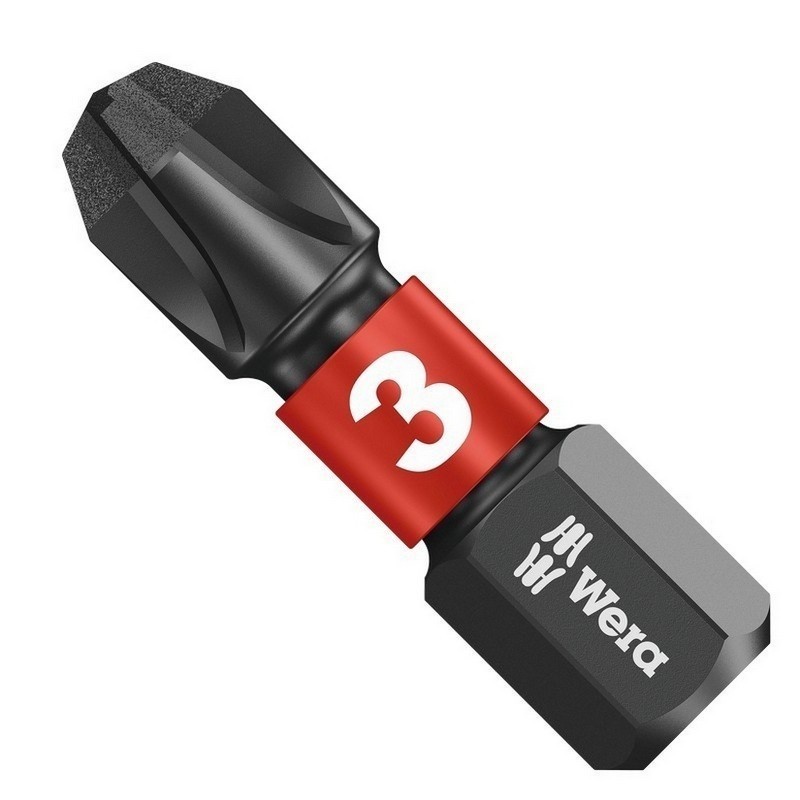 Wera 851/1 IMP DC Yıldız Bits Uç 25mm PH3 10 Adet 05057617001
