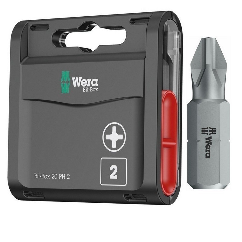 Wera 851/1 Yıldız Bits Uç 25mm PH2 20 Adet 05057750001