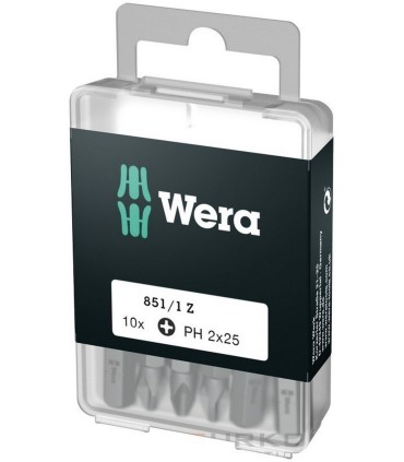 Wera 851/1 Z Yıldız Bits Uç 25mm PH1 10 Adet 05072400001