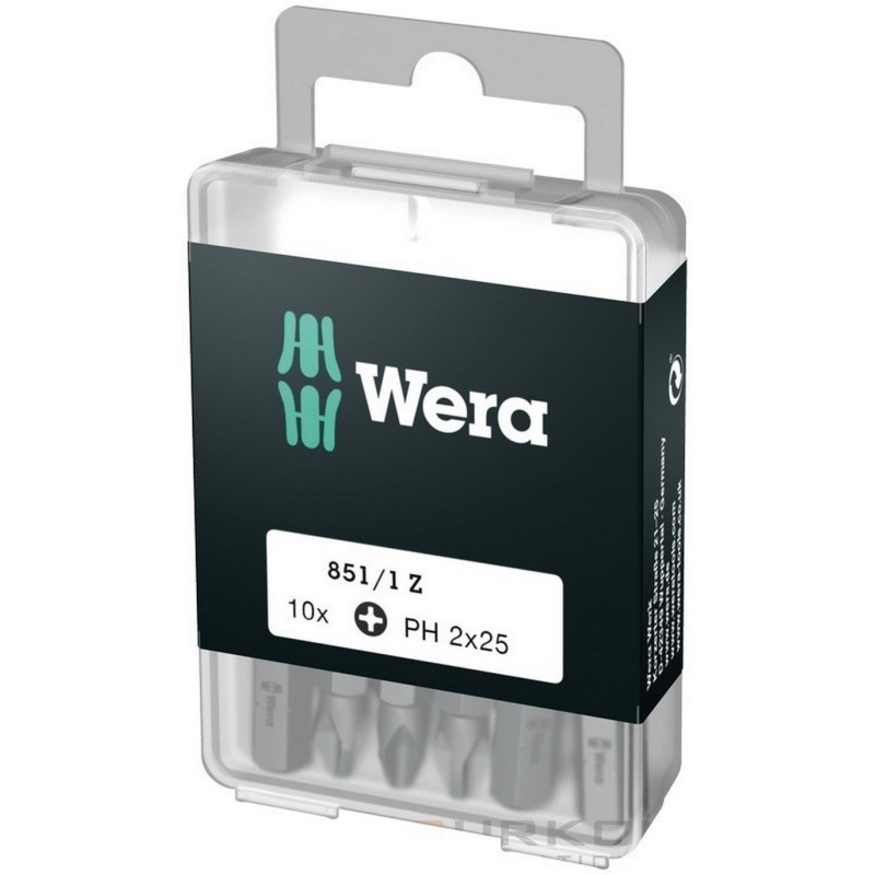 Wera 851/1 Z Yıldız Bits Uç 25mm PH1 10 Adet 05072400001